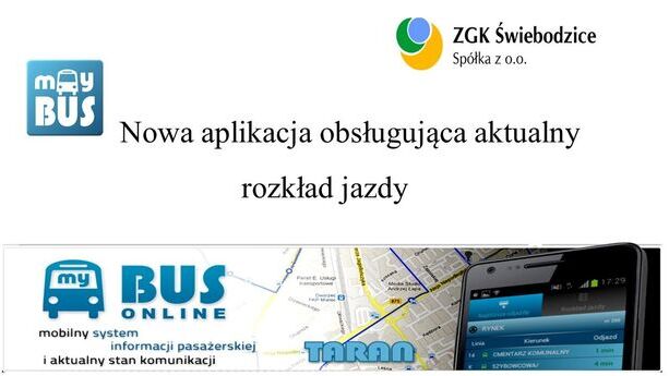 Aplikacja z rozkładem jazdy autobusów komunikacji miejskiej w Świebodzicach