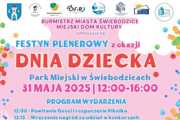 Święto najmłodszych już 31 maja! Świebodzice szykują niezapomniany Dzień Dziecka