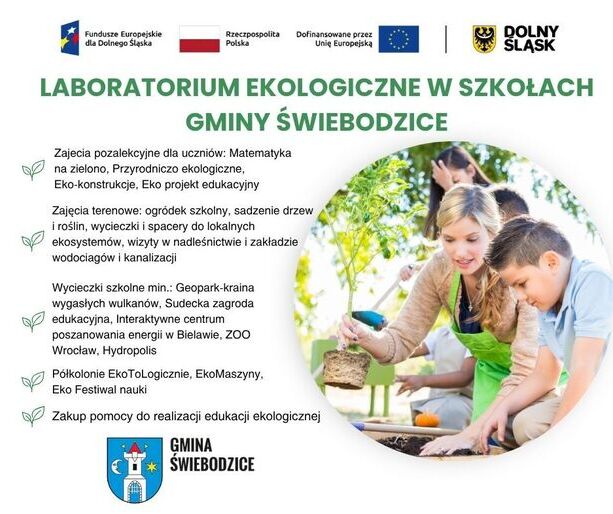 Laboratorium ekologiczne w szkołach Gminy Świebodzice