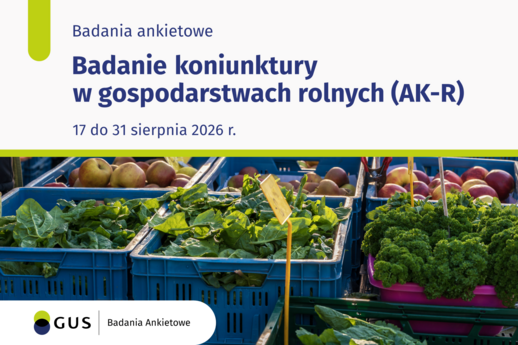 Rozpoczęło się kolejne Badanie Koniunktury w Gospodarstwach Rolnych (AK-R)