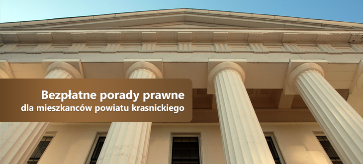Bezpłatne porady prawne dla mieszkanców powiatu krasnickiego