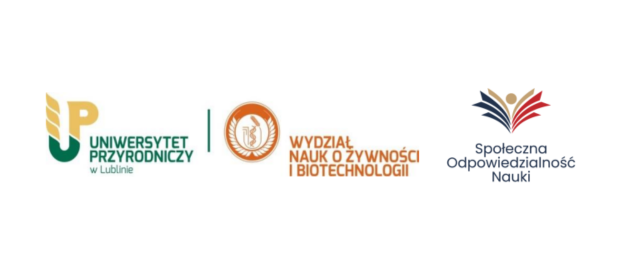 Logo Uniwersytet przyrodniczy Wydział nauk o żywności i biotechnologia społeczna odpowiedzialność nauki