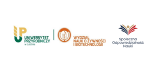 Logo Uniwersytet przyrodniczy nogo Wydział nauk o żywności i biotechnologii logo społeczna odpowiedzialność nauki
