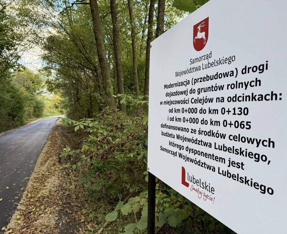 Modernizacja drogi w miejscowości Celejów - Iłki