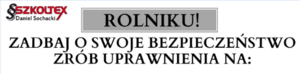 Rolniku zadbaj o swoje bezpieczeństwo tekst