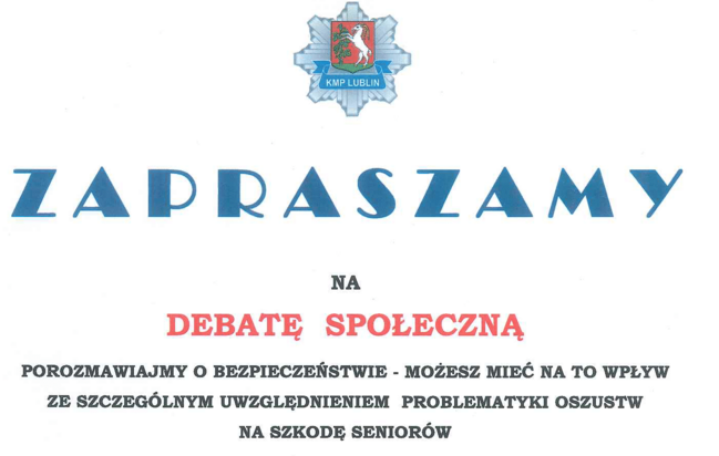 Debata Społeczna - Zaproszenie
