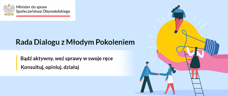 Nabór do Rady Dialogu z Młodym Pokoleniem. Twój głos może mieć realny wpływ
