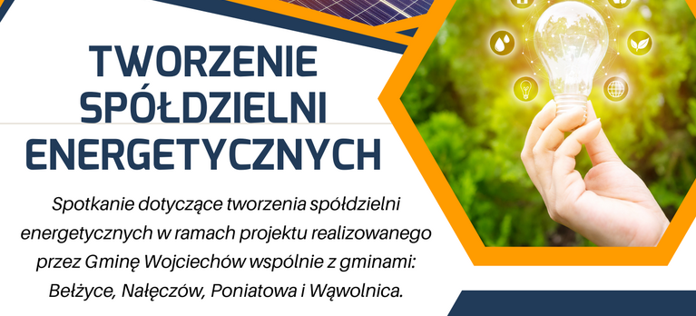 Spotkanie dot. tworzenia spółdzielni energetycznych w ramach projektu realizowanego przez Gminę Wojciechów