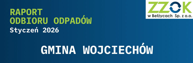 Raport odbioru odpadów - Styczeń 2026