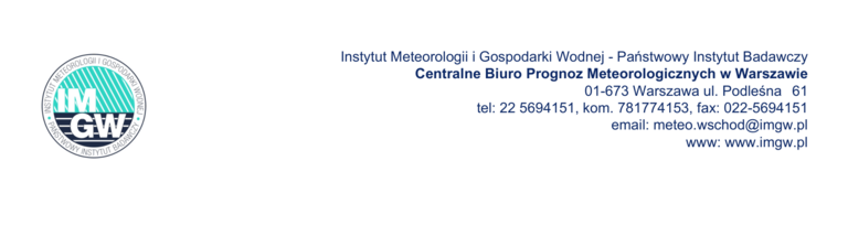 Prognoza niebezpiecznych zjawisk meteorologicznych