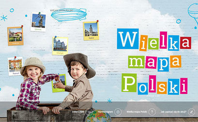 Plakat: Wielka mapa polski