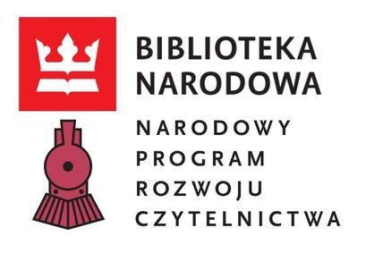 LogoBIBLIOTEKA NARODOWA  oraz LOGO NARODOWY PROGRAM ROZWOJU CZYTELNICTWA