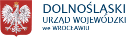 Herb polski i napis DOLNOŚLĄSKI URZĄD WOJEWÓDZKI we WROCŁAWIU