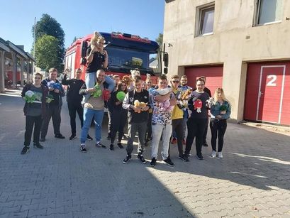 Uczniowie Zespołu Szkół włączyli się w akcję „Daj Pluszaka dla Strażaka”