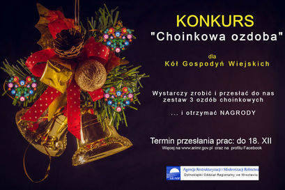 Plakat Konkurs "Choinkowa ozdoba"