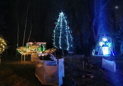 Świąteczne dekoracje na terenie wsi Imbramowice