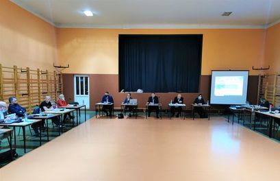 Obrady sesji Rady Miejskiej w Żarowie