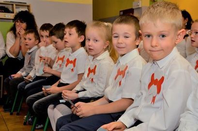 Przedszkolaki z Bajkowego Przedszkola podczas obrad Optymistycznego Sejmu Dziecięcego