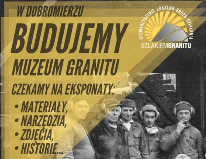 Plakat Budujemy Muzeum Granitu