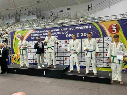 Dawid Kamiński z tytułem Mistrza Polski Młodzików w judo
