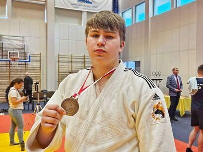 Dawid Kamiński trzeci na Ogólnopolskiej Olimpiadzie Młodzieży w Judo