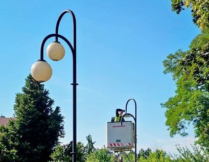 Trwa wymiana opraw oświetleniowych na oprawy typu LED
