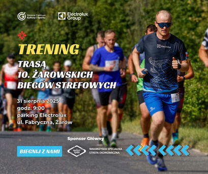 Wspólny trening przed zawodami w Żarowie