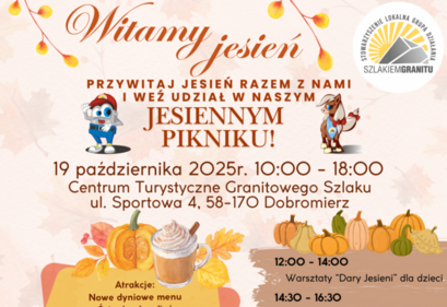 LGD "Szlakiem Granitu" zaprasza na jesienny piknik