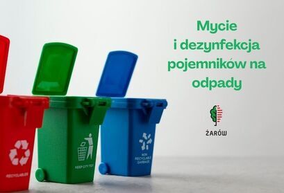 Mycie i dezynfekcja pojemników na odpady