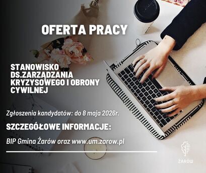 Konkurs na stanowisko ds. zarządzania kryzysowego i obrony cywilnej