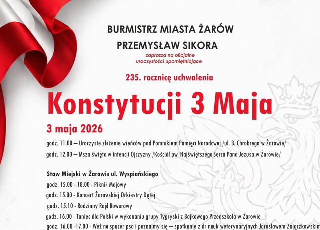 Świętujmy razem 3 maja w Żarowie