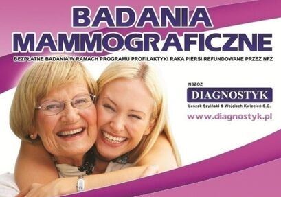 Bezpłatne badania mammograficzne