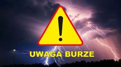Ostrzeżenie meteorologiczne przed burzami i silnymi opadami deszczu
