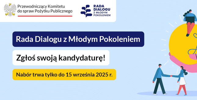 Trwa nabór do Rady Dialogu z Młodym Pokoleniem