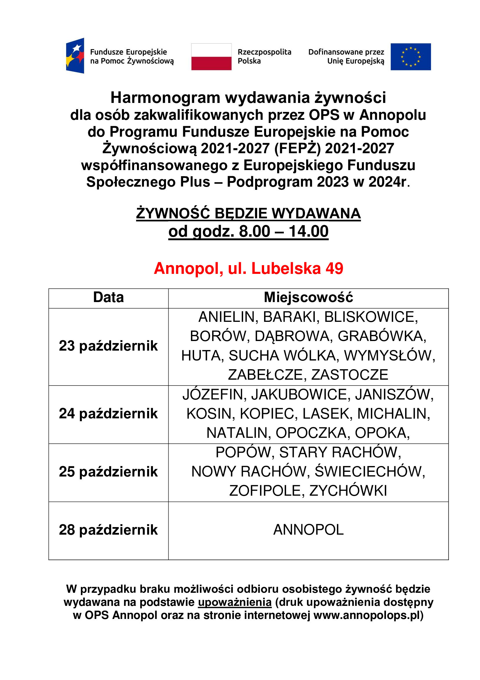 Zdjęcie przedstawia plakat informacyjny. Zawiera logotypy, daty wydarzeń, listę nazwisk oraz informacje dotyczące organizatora i miejsca. Tło jest biało-niebieskie, z akcentami żółtymi i czerwonymi.