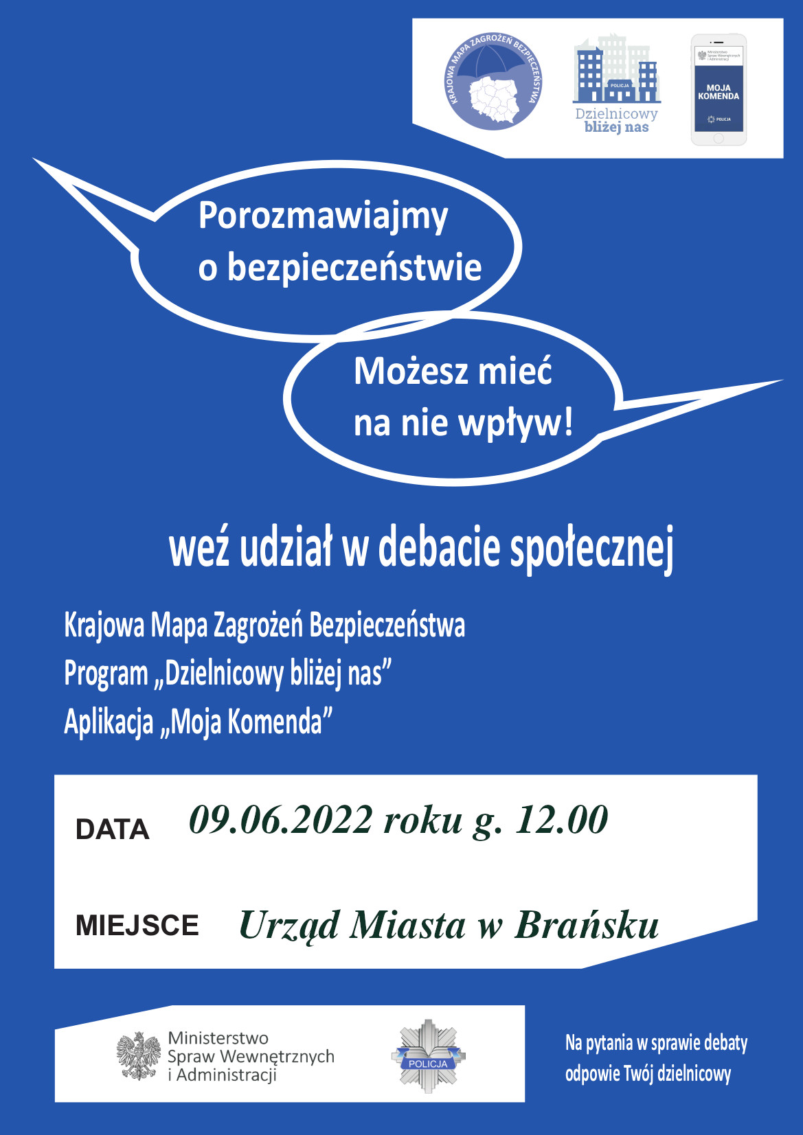 Plakat DEBATY