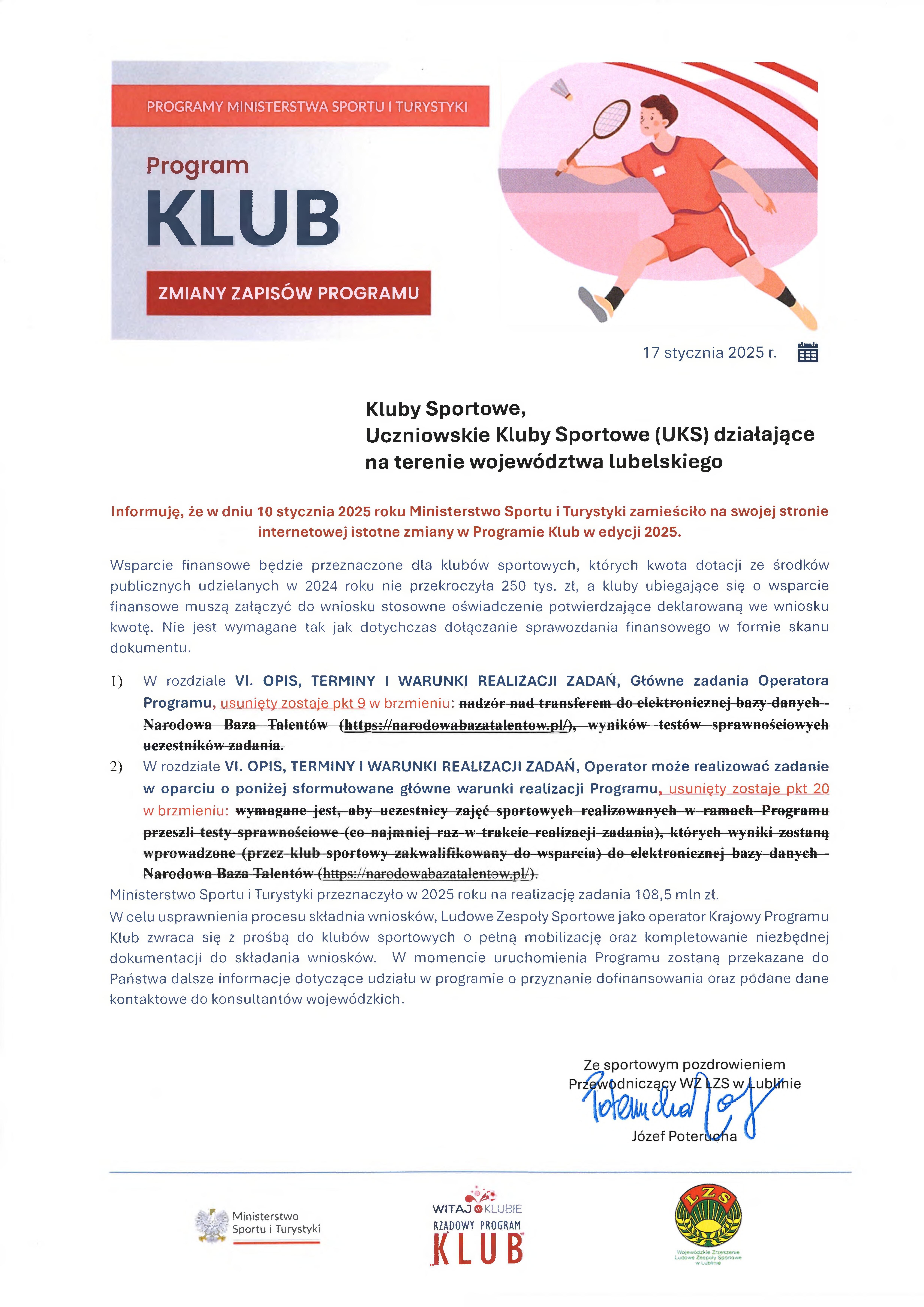 program klub