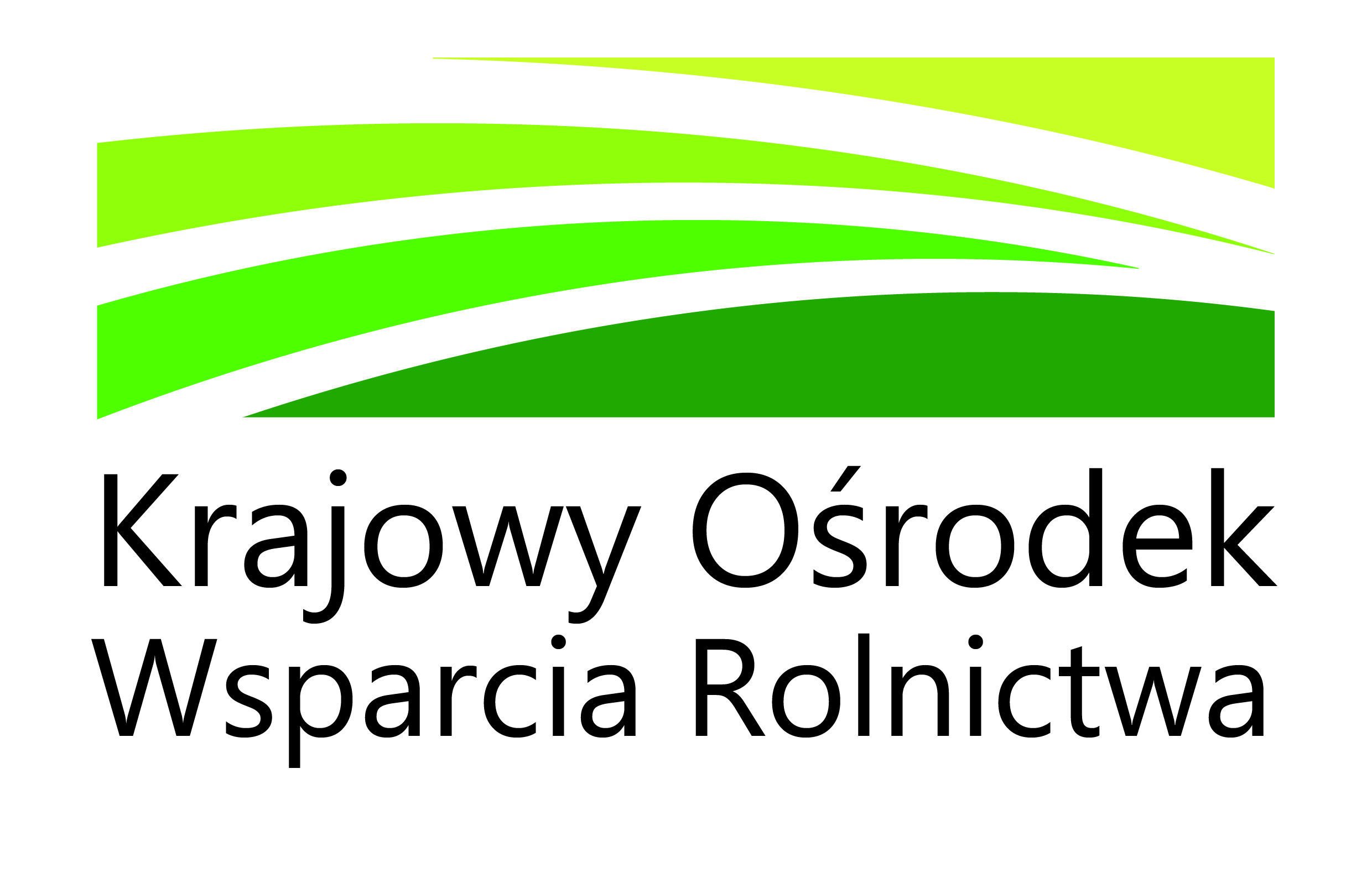 To logo przedstawia grafikę z zielonymi łukami w górnej części i czarny napis 