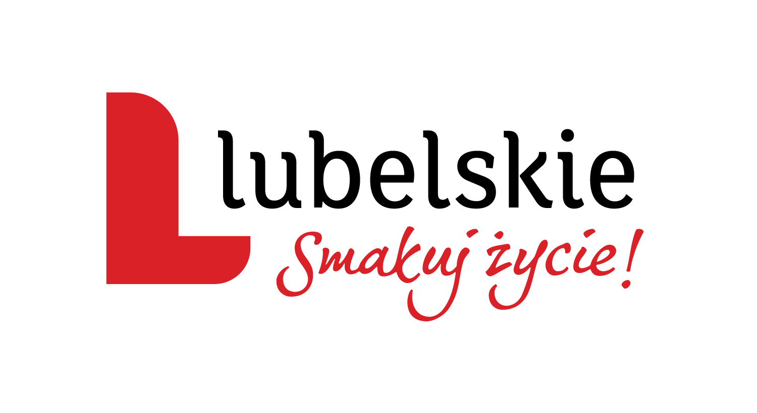 Logo promujące region Lubelskie w Polsce z hasłem 