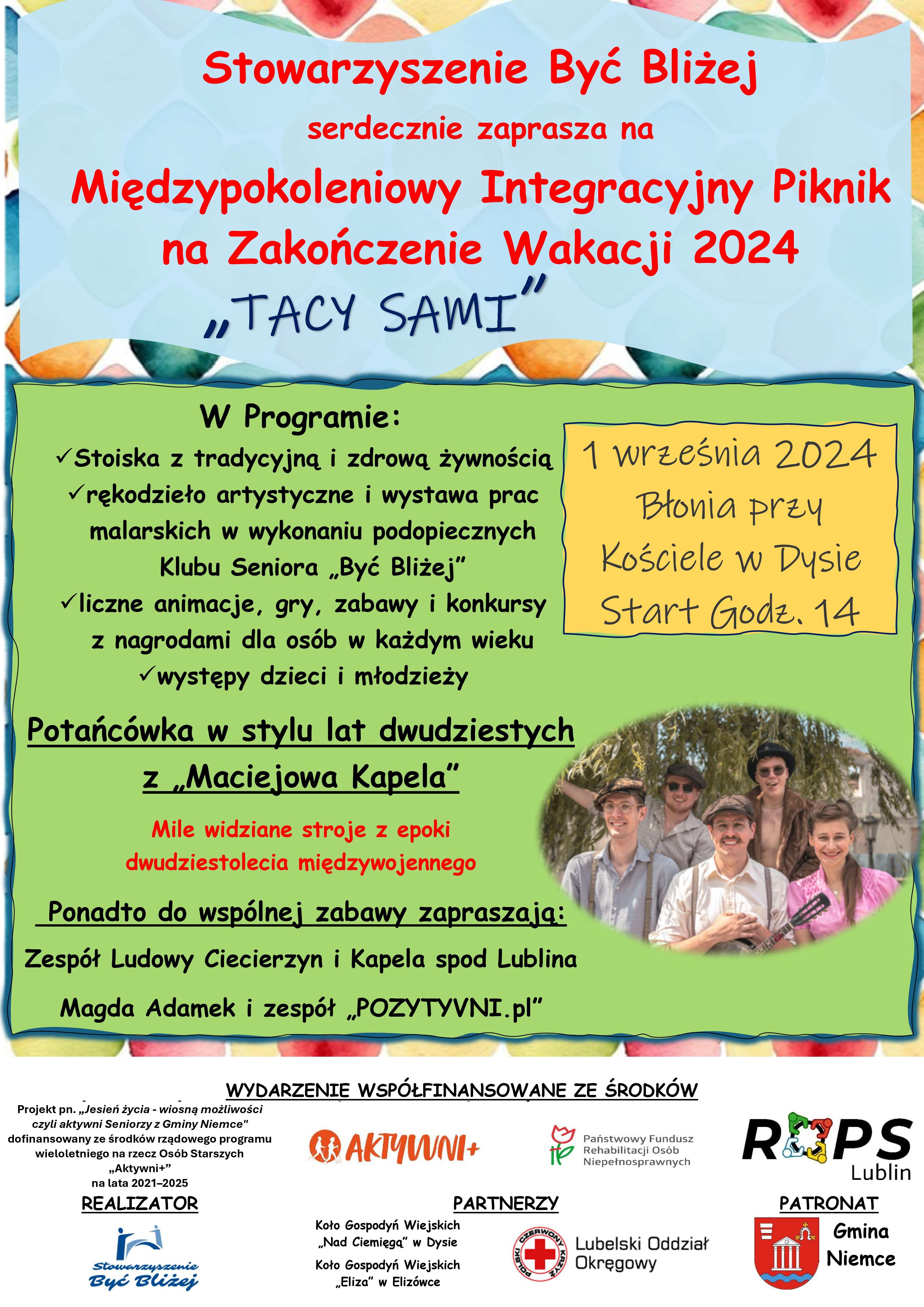 Plakat , którego treść zamieszczono powyżej