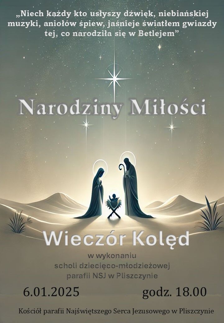 Plakat Koncert kolęd