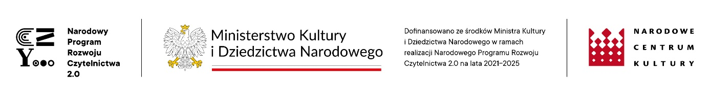 Alternatywny opis zdjęcia: Logotypy polskich instytucji kultury i programów, w tym 