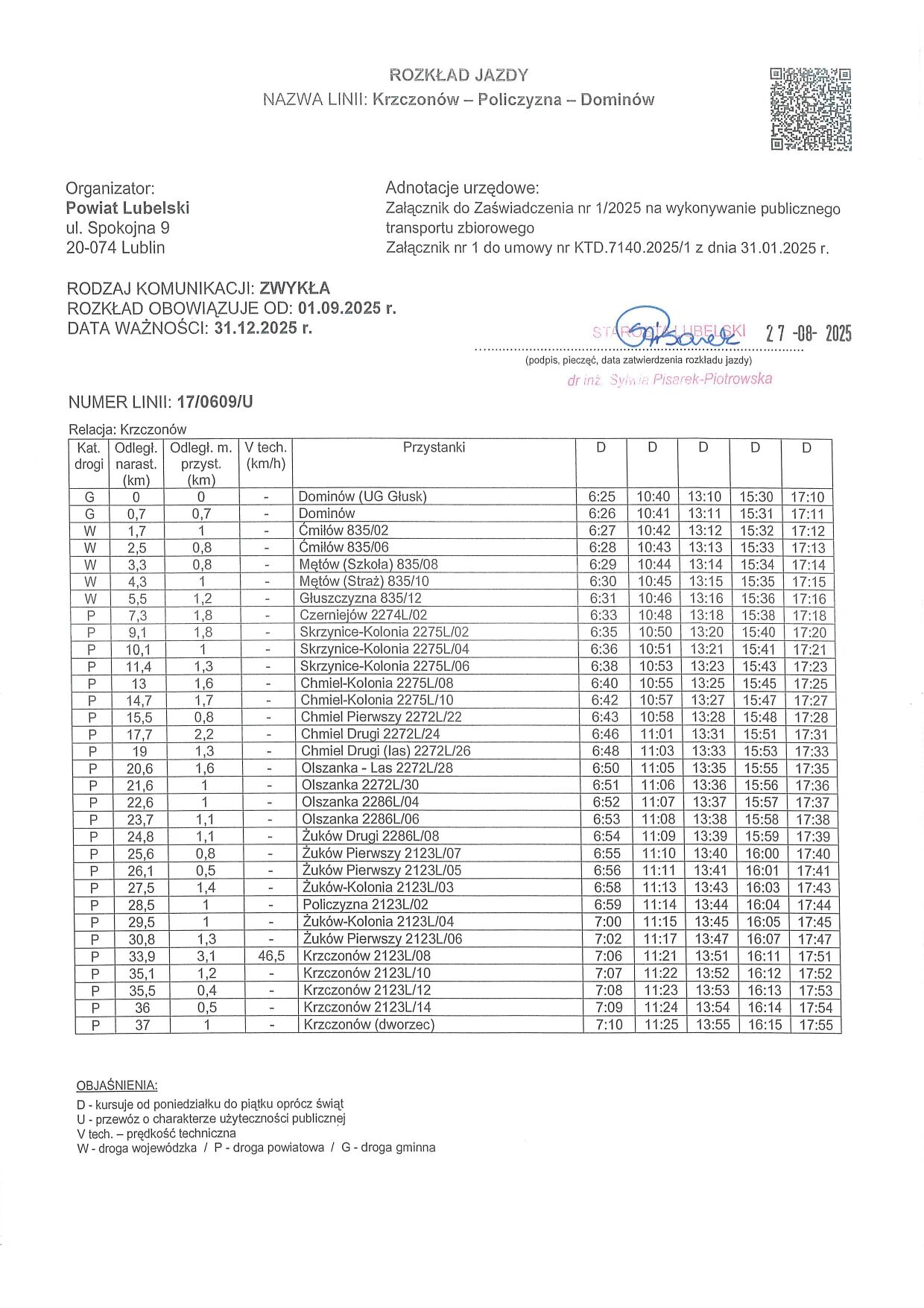 skan rozkładu jazdy