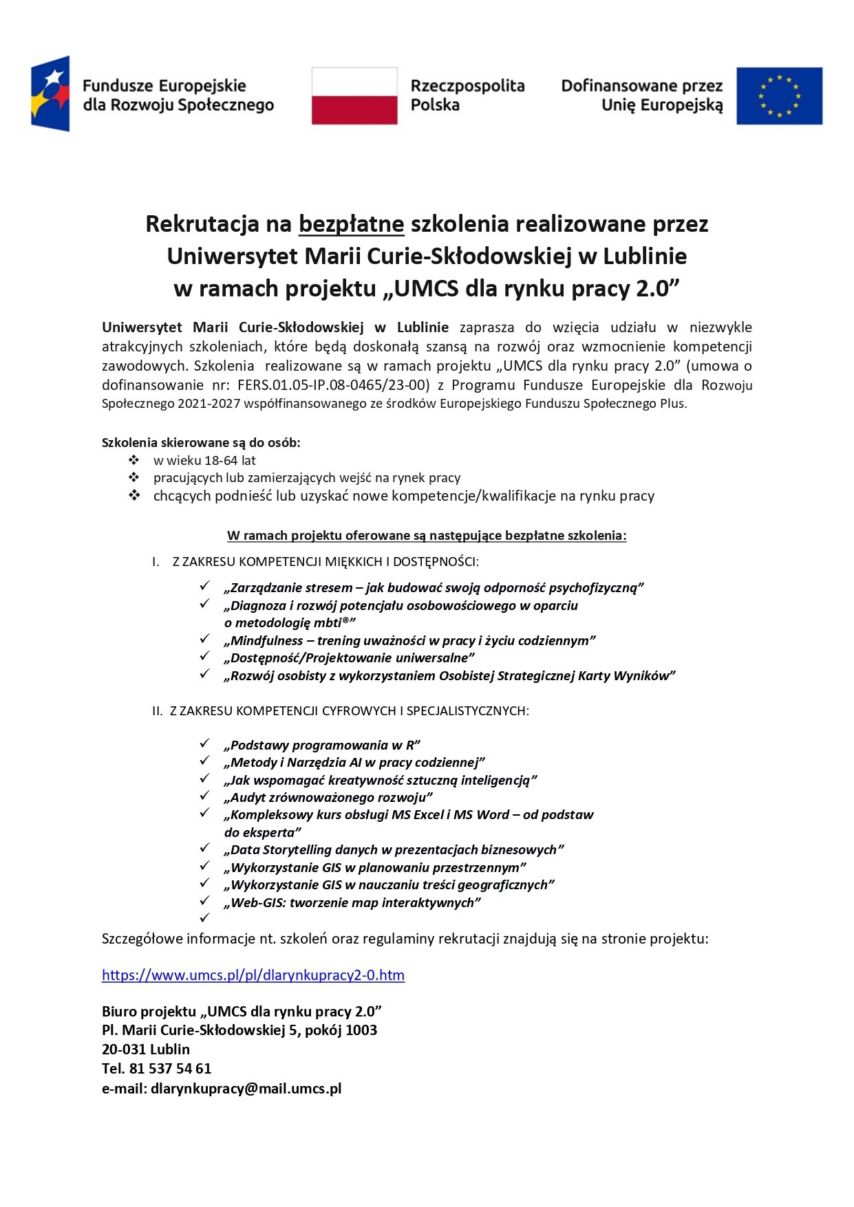 opis projektu na białym tle 