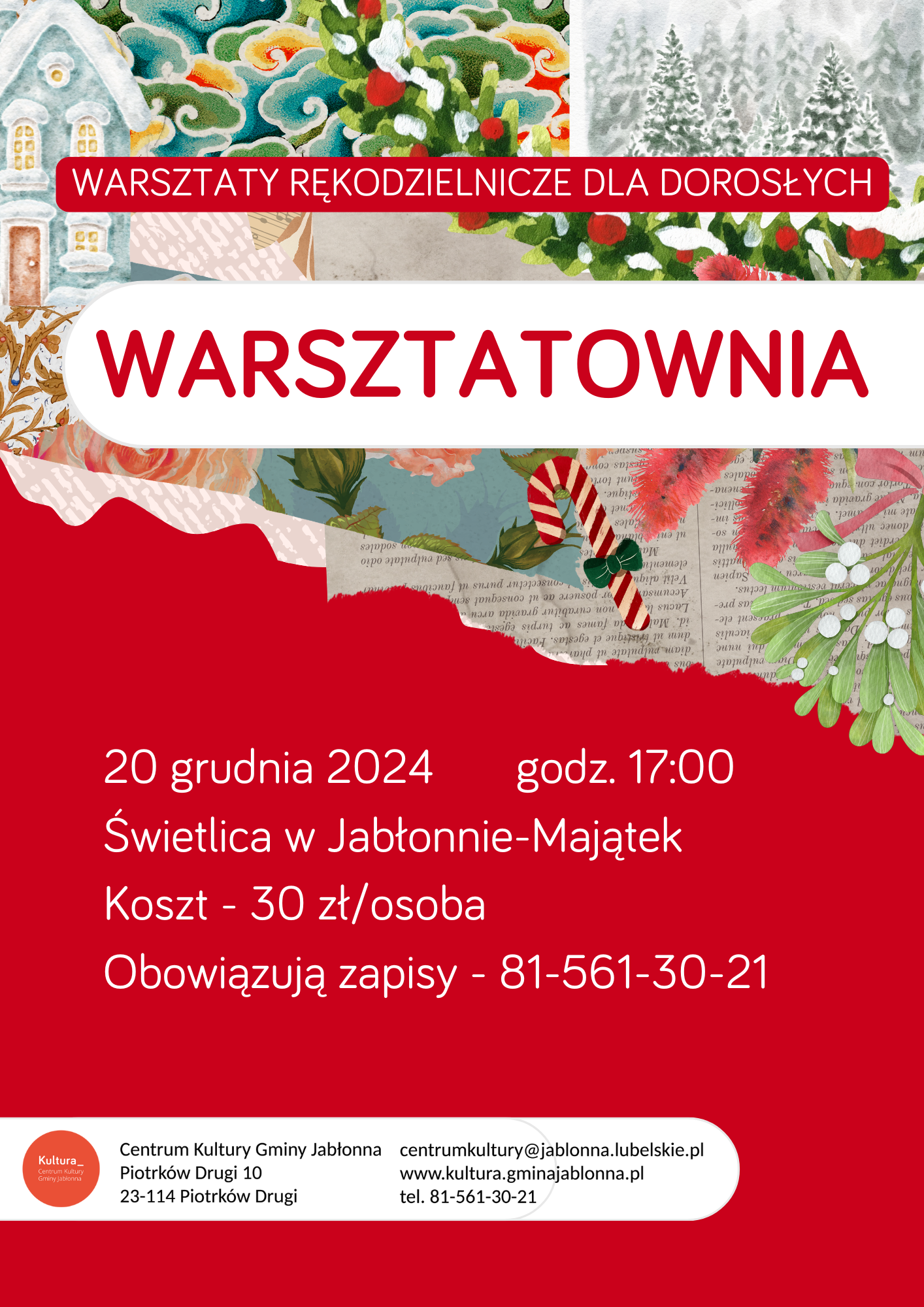 grafika z napisem warsztatownia