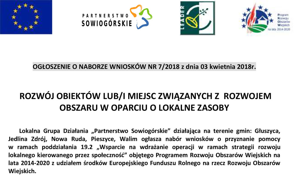 Ogłoszenie nr 7
