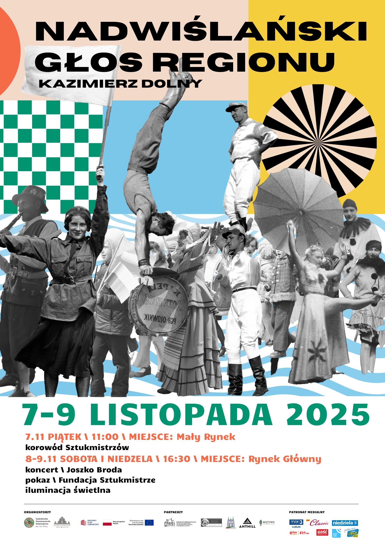 plakat wydarzenia z datą i godziną