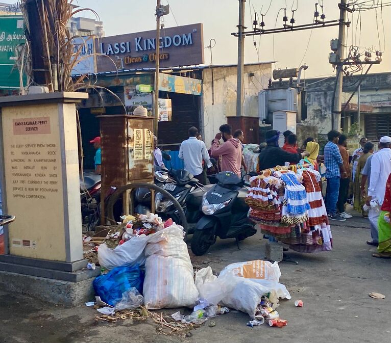 Bazar w Kanyakumari.