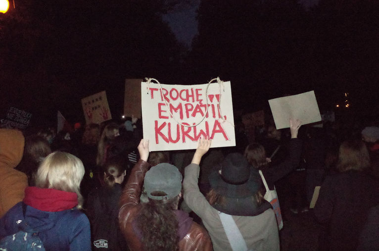 protest w Lublinie, zdjęcie Fotograf z ulicy z