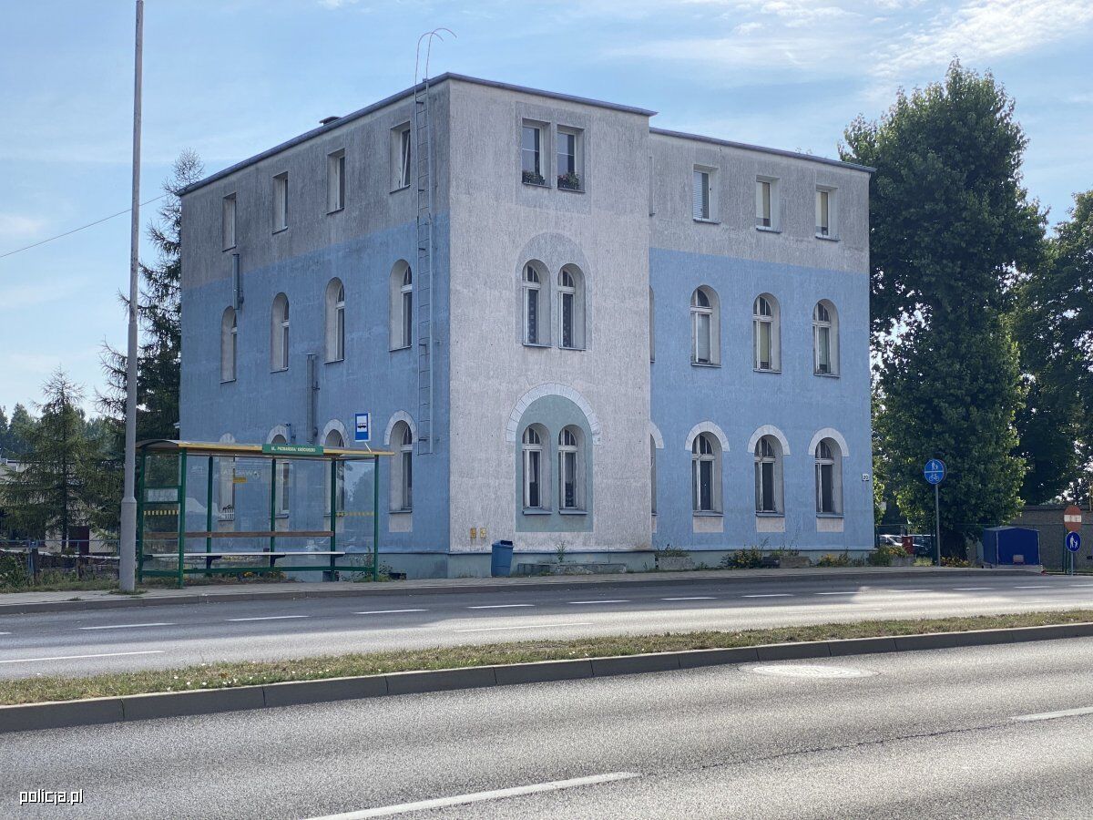 Feralny przystanek/ foto policja.pl